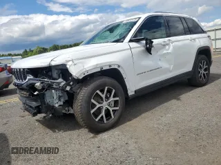 2024 Jeep Grand Cherokee Limited z VIN 1C4RJHBG4R8515093, wystawiony jako Copart lot #58533175 z przebiegiem 19 485 mil mil oraz Szkoda całkowita • Salvage title. Historia ofert i sprzedaży dostępna na DreamBid. Obrazek 1.