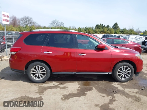 2014 Nissan Pathfinder SV with VIN 5N1AR2MM4EC660823, listed as a IAAI auction lot 41932472 with 167,787 mi miles. Bid and sale history available at carsss.com. Image 14.
