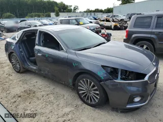 2018 Kia Cadenza Premium with VIN KNALB4J1XJ5127541, listed as a Copart auction lot 70212834 with 75,475 mi miles and Salvage Title. Bid and sale history available at carsss.com. Image 4.