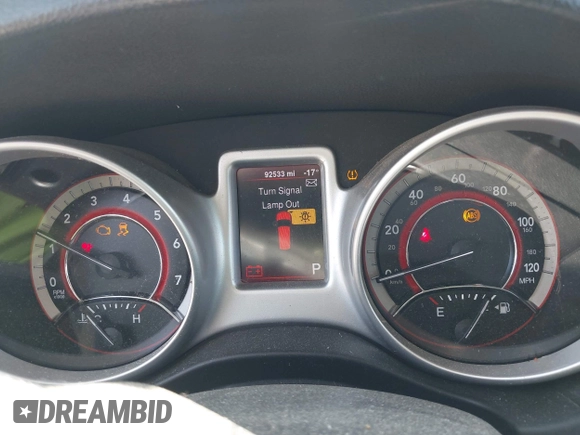 2013 Dodge Journey SXT with VIN 3C4PDCBG0DT701712, listed as a IAAI auction lot 42015263 with 92,533 mi miles. Bid and sale history available at carsss.com. Image 7.