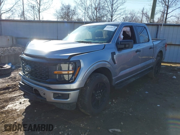 2024 Ford F-150 STX with VIN 1FTFW2L54RKE48691, listed as a IAAI auction lot 41554175 with 6,781 mi miles and . Bid and sale history available at carsss.com. Image 18.