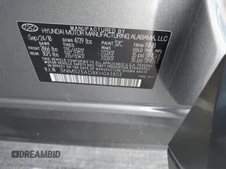 2019 Hyundai Santa Fe SE с VIN 5NMS23AD8KH043803, выставлен на аукционе IAAI как лот 42689607 с пробегом 130 431 миль миль и . История ставок и продаж доступна на DreamBid. Изображение 9.
