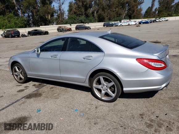 2014 Mercedes-Benz CLS 550 with VIN WDDLJ7DB8EA120800, listed as a Copart auction lot 59027425 with 73,187 mi miles and Salvage title. Bid and sale history available at DreamBid. Image 2.