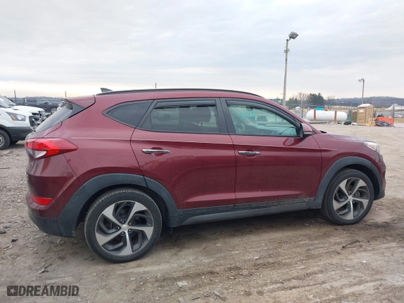 2016 Hyundai Tucson Eco with VIN KM8J3CA26GU179785, listed as a IAAI auction lot 41697664 with 110,975 mi miles. Bid and sale history available at carsss.com. Image 13.