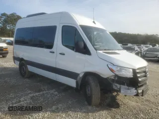 2024 Mercedes-Benz Sprinter Passenger with VIN W1Z4KFHY6RP735148, listed as a Copart auction lot 88707965 with 6,911 mi miles and Clean Title. Bid and sale history available at carsss.com. Image 4.