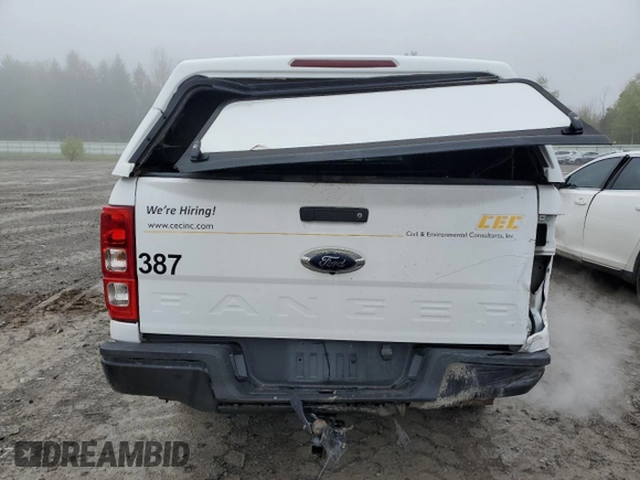 2020 Ford Ranger XL with VIN 1FTER4FH6LLA64756, listed as a Copart auction lot 55722235 with 82,537 mi miles and Salvage title. Bid and sale history available at DreamBid. Image 6.