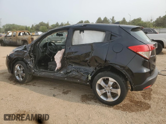 2022 Honda HR-V LX with VIN 3CZRU6H39NM731652, listed as a Copart auction lot 58923885 with 49,959 mi miles and Salvage title. Bid and sale history available at DreamBid. Image 2.