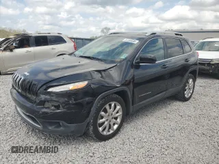 2015 Jeep Cherokee Limited with VIN 1C4PJLDS6FW553847, listed as a Copart auction lot 51585695 with 87,929 mi miles and Clean Title. Bid and sale history available at DreamBid. Image 1.