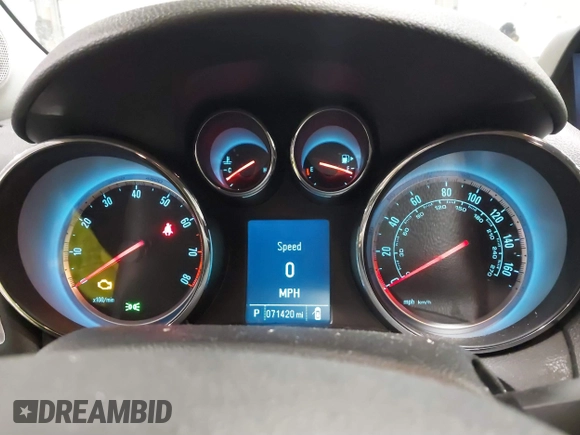 2016 Buick Encore with VIN KL4CJASB2GB753472, listed as a IAAI auction lot 41191513 with 71,420 mi miles and . Bid and sale history available at DreamBid. Image 7.