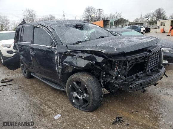 2018 Chevrolet Tahoe Commercial with VIN 1GNSKDEC2JR179756, listed as a Copart auction lot 86528874 with 0 mi miles and Salvage Title. Bid and sale history available at carsss.com. Image 4.
