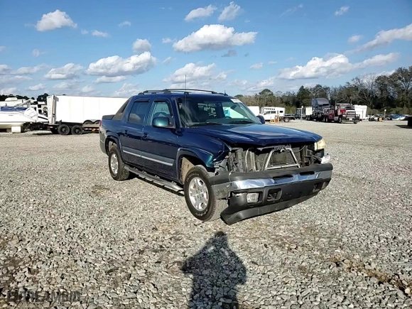 2005 Chevrolet Avalanche Z71 with VIN 3GNEK12ZX5G109075, listed as a Copart auction lot 86992564 with 190,220 mi miles and Salvage Title. Bid and sale history available at carsss.com. Image 10.