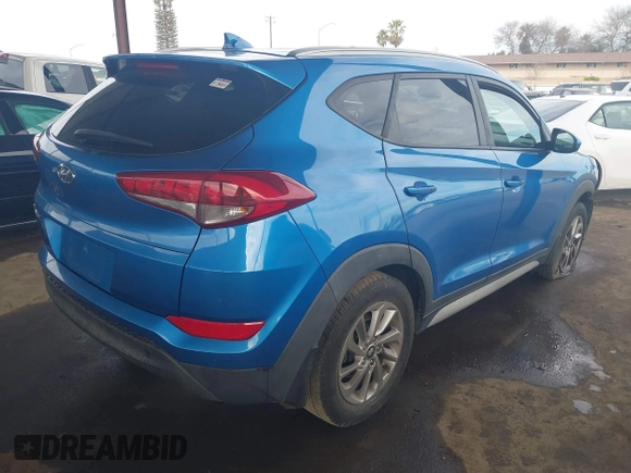 2018 Hyundai Tucson SEL with VIN KM8J33A49JU695678, listed as a IAAI auction lot 41680906 with 102,965 mi miles. Bid and sale history available at carsss.com. Image 4.