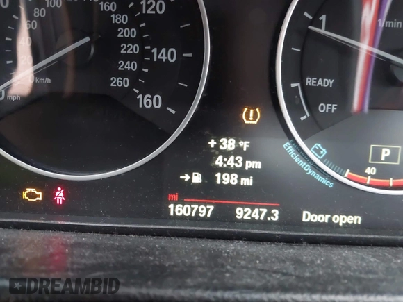 2014 BMW 3 Series 328d xDrive with VIN WBA3D5C53EKX96709, listed as a IAAI auction lot 41651730 with 160,797 mi miles. Bid and sale history available at carsss.com. Image 15.