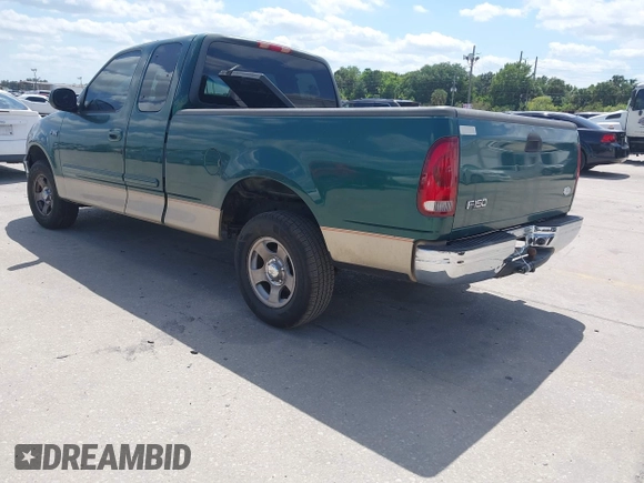 2000 Ford F-150 XL with VIN 1FTZX1729YNB93649, listed as a IAAI auction lot 42069599 with 1 mi miles. Bid and sale history available at carsss.com. Image 3.