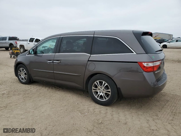 2012 Honda Odyssey EX with VIN 5FNRL5H48CB062125, listed as a Copart auction lot 45714095 with 139,476 mi miles and Salvage Title. Bid and sale history available at carsss.com. Image 2.