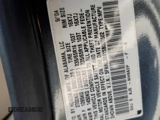 2005 Honda Odyssey EX with VIN 5FNRL38415B009502, listed as a Copart auction lot 53872455 with 205,051 mi miles and Salvage title. Bid and sale history available at DreamBid. Image 13.