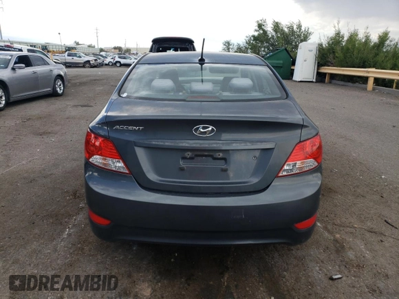 2013 Hyundai Accent GLS with VIN KMHCT4AE3DU335866, listed as a Copart auction lot 67325384 with 126,222 mi miles and Salvage Title. Bid and sale history available at carsss.com. Image 6.