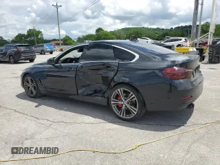 2017 BMW 4 Series 430i with VIN WBA4F7C5XHG437682, listed as a Copart auction lot 56781835 with 129,639 mi miles and Salvage title. Bid and sale history available at DreamBid. Image 2.