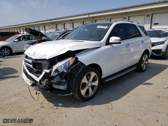 2017 Mercedes-Benz GLE with VIN 4JGDA5HB0HA890759, listed as a Copart auction lot 48992685 with 85,976 mi miles and Salvage Title. Bid and sale history available at carsss.com. Image 1.