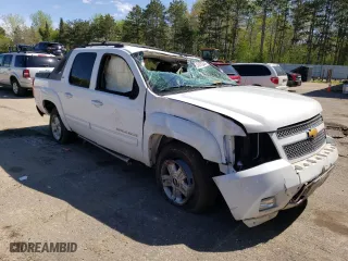 2012 Chevrolet Avalanche LT with VIN 3GNTKFE70CG168471, listed as a Copart auction lot 54001544 with 0 mi miles and Salvage Title. Bid and sale history available at carsss.com. Image 4.