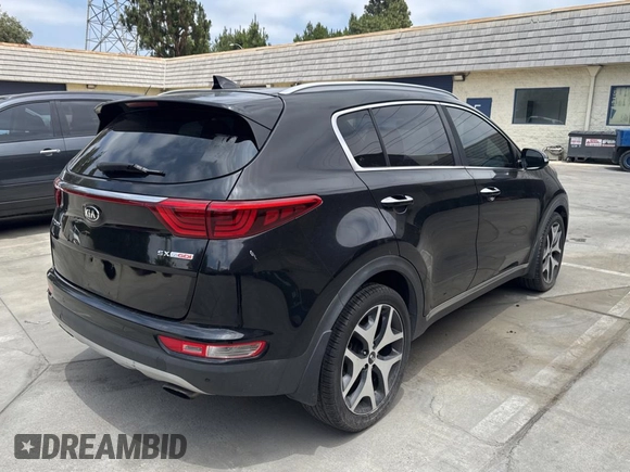 2017 Kia Sportage SX Turbo with VIN KNDPR3A68H7265177, listed as a Copart auction lot 60561175 with 117,330 mi miles and Clean title. Bid and sale history available at DreamBid. Image 4.