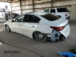 2021 Infiniti Q50 Signature Edition with VIN JN1EV7CP5MM705970, listed as a Copart auction lot 87705365 with Not provided miles and Salvage title. Bid and sale history available at DreamBid. Image 2.