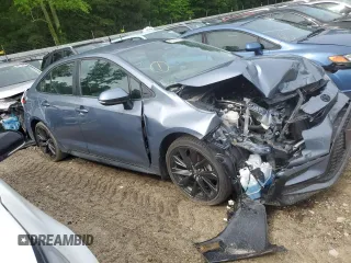 2024 Toyota Corolla SE with VIN 5YFS4MCE2RP187286, listed as a Copart auction lot 52734265 with 8,753 mi miles and Salvage Title. Bid and sale history available at DreamBid. Image 4.