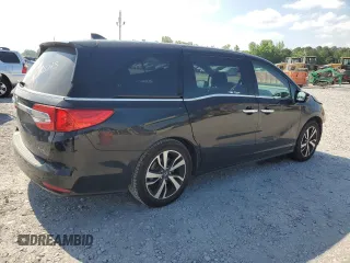 2018 Honda Odyssey Elite with VIN 5FNRL6H9XJB081211, listed as a Copart auction lot 54307325 with 102,364 mi miles and Salvage Title. Bid and sale history available at DreamBid. Image 3.