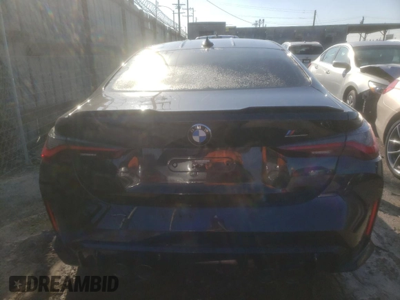 2021 BMW M4 Competition with VIN WBS33AZ05MCG55199, listed as a Copart auction lot 38041923 with 16,821 mi miles. Bid and sale history available at carsss.com. Image 6.