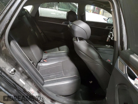 2018 Genesis G80 Ultimate with VIN KMHGN4JF5JU242136, listed as a Copart auction lot 47272645 with 166,868 mi miles and Salvage Title. Bid and sale history available at DreamBid. Image 10.