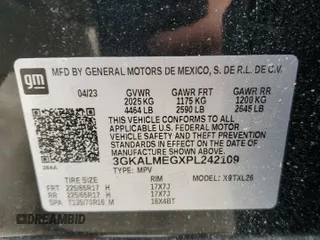 2023 GMC Terrain SLE with VIN 3GKALMEGXPL242109, listed as a Copart auction lot 56717785 with 17,982 mi miles and Clean Title. Bid and sale history available at DreamBid. Image 12.