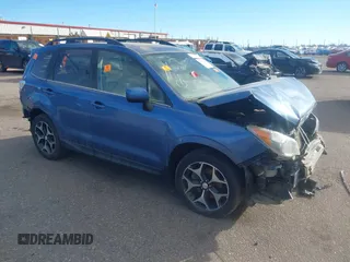 2016 Subaru Forester 2.0XT Premium with VIN JF2SJGDC1GH567382, listed as a IAAI auction lot 41209285 with 194,579 mi miles. Bid and sale history available at carsss.com. Image 1.