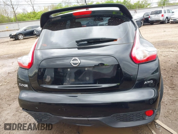 2015 Nissan Juke S with VIN JN8AF5MV4FT557334, listed as a IAAI auction lot 42043582 with 82,509 mi miles and . Bid and sale history available at carsss.com. Image 16.