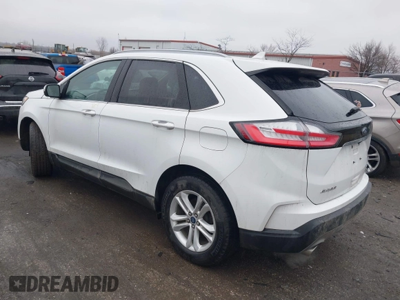 2020 Ford Edge SEL with VIN 2FMPK4J96LBA34763, listed as a IAAI auction lot 41684170 with 16,826 mi miles. Bid and sale history available at carsss.com. Image 3.