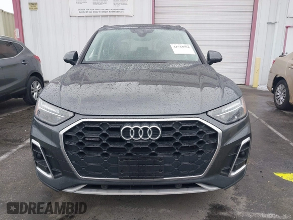 2023 Audi Q5 S line Premium Plus z VIN WA1EAAFY7P2178566, wystawiony jako IAAI lot #41734994 z przebiegiem Nie podano mil oraz . Historia ofert i sprzedaży dostępna na DreamBid. Obrazek 12.