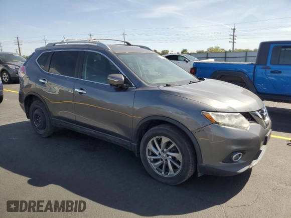 2015 Nissan Rogue SL с VIN 5N1AT2MV4FC849905, выставлен на аукционе Copart как лот 58739575 с пробегом 131 213 миль миль и Списание • Salvage title. История ставок и продаж доступна на DreamBid. Изображение 4.