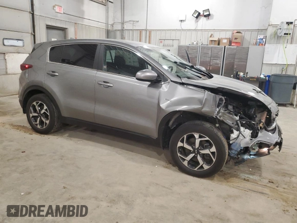 2022 Kia Sportage LX with VIN KNDPMCACXN7989162, listed as a Copart auction lot 51264965 with 20,239 mi miles and Salvage Title. Bid and sale history available at DreamBid. Image 4.