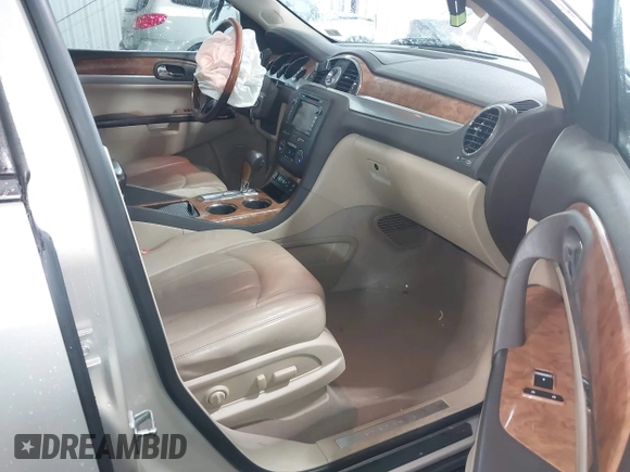 2012 Buick Enclave Leather with VIN 5GAKRCED1CJ329964, listed as a IAAI auction lot 41955422 with 85,356 mi miles. Bid and sale history available at carsss.com. Image 5.