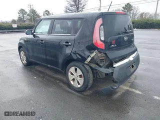 2014 Kia Soul with VIN KNDJN2A27E7057893, listed as a IAAI auction lot 41620012 with 154,623 mi miles. Bid and sale history available at carsss.com. Image 3.