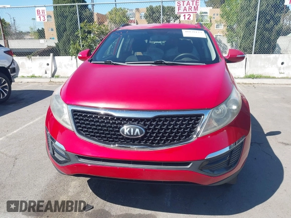 2014 Kia Sportage LX with VIN KNDPB3AC0E7607615, listed as a IAAI auction lot 41839123 with 93,946 mi miles. Bid and sale history available at carsss.com. Image 12.