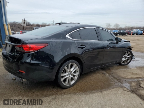 2015 Mazda 6 i Touring with VIN JM1GJ1V58F1185729, listed as a Copart auction lot 43394735 with 101,167 mi miles and Salvage Title. Bid and sale history available at DreamBid. Image 3.