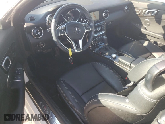 2015 Mercedes-Benz SLK-Class SLK 250 with VIN WDDPK4HA8FF096923, listed as a Copart auction lot 74031224 with 41,658 mi miles and Salvage Title. Bid and sale history available at carsss.com. Image 8.