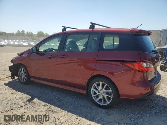 2012 Mazda 5 Grand Touring with VIN JM1CW2DL0C0139724, listed as a Copart auction lot 70640054 with 92,129 mi miles and Salvage Title. Bid and sale history available at DreamBid. Image 2.