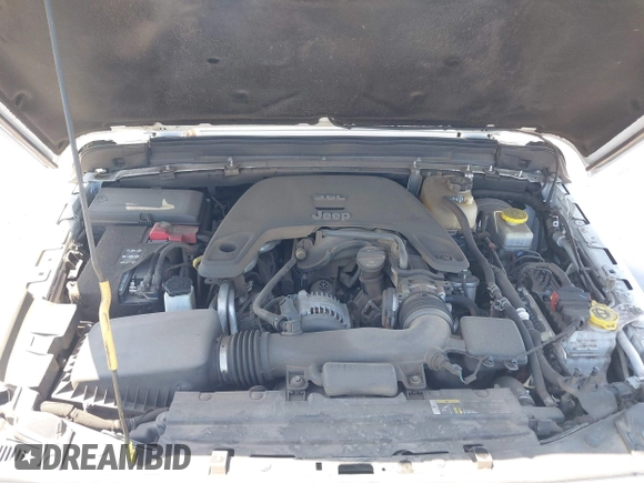 2018 Jeep Wrangler Unlimited Sport with VIN 1C4HJXDG4JW319142, listed as a IAAI auction lot 42702550 with 72,023 mi miles and . Bid and sale history available at DreamBid. Image 10.