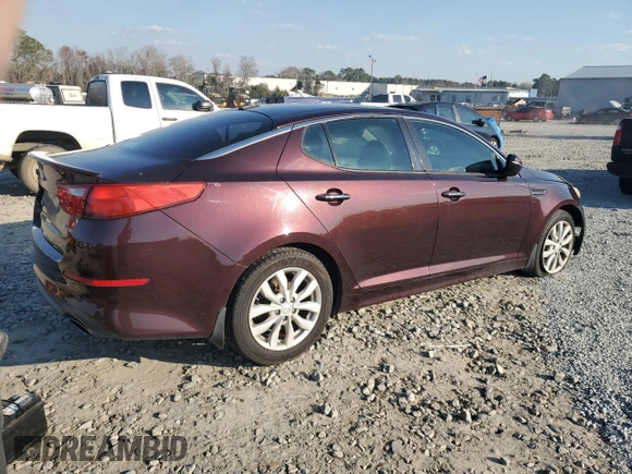2015 Kia Optima EX with VIN 5XXGN4A71FG477921, listed as a Copart auction lot 46577475 with 117,873 mi miles and Salvage title. Bid and sale history available at DreamBid. Image 3.