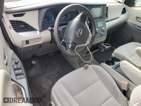 2019 Toyota Sienna LE Auto Access Seat with VIN 5TDKZ3DC9KS977464, listed as a Copart auction lot 54574395 with 111,346 mi miles and Salvage Title. Bid and sale history available at DreamBid. Image 8.