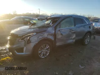2021 Cadillac XT5 FWD Premium Luxury with VIN 1GYKNCRS7MZ191881, listed as a Copart auction lot 82167724 with 36,035 mi miles and Non Repairable. Bid and sale history available at carsss.com. Image 1.