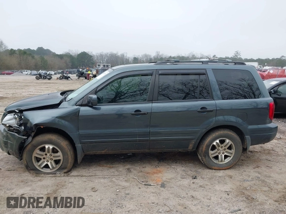 2005 Honda Pilot EX-L with VIN 5FNYF18535B011199, listed as a IAAI auction lot 41802730 with 298,903 mi miles. Bid and sale history available at carsss.com. Image 14.
