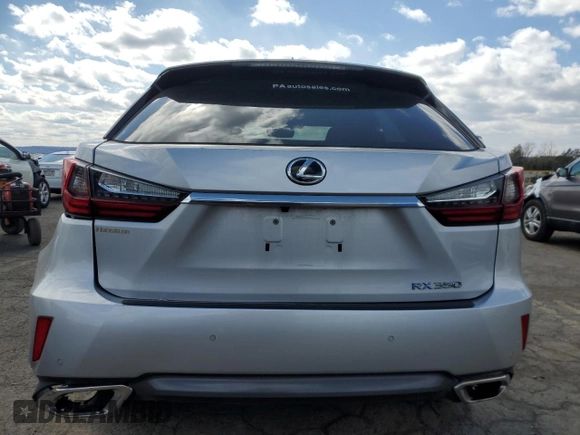 2016 Lexus RX 350 F Sport with VIN 2T2BZMCA3GC026050, listed as a Copart auction lot 52164055 with 100,856 mi miles and Salvage Title. Bid and sale history available at carsss.com. Image 6.