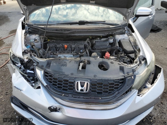 2015 Honda Civic Sedan LX with VIN 19XFB2F55FE200794, listed as a Copart auction lot 53152075 with 78,495 mi miles and Salvage Title. Bid and sale history available at carsss.com. Image 11.